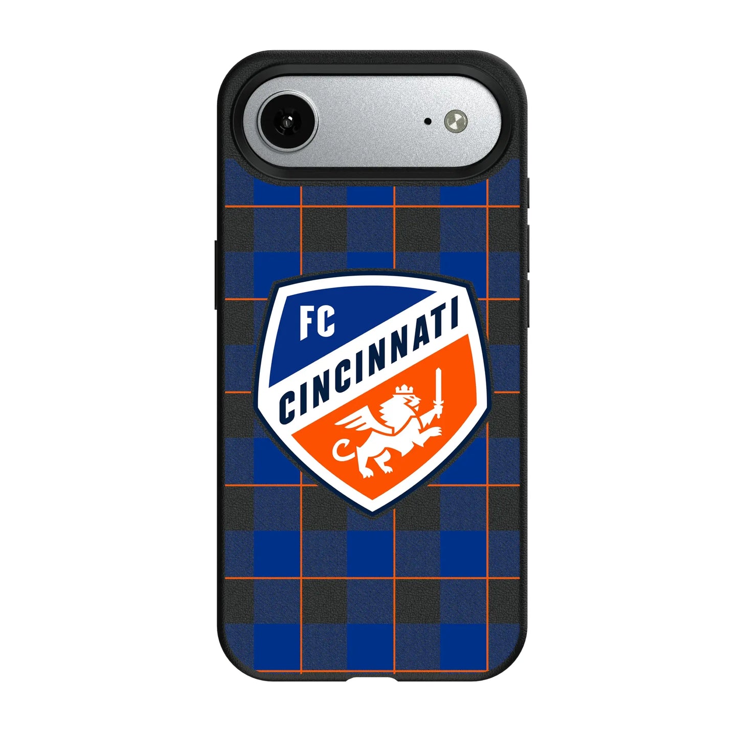 FC Cincinnati Plaid MagSafe Compatible Phone Case for Apple iPhone