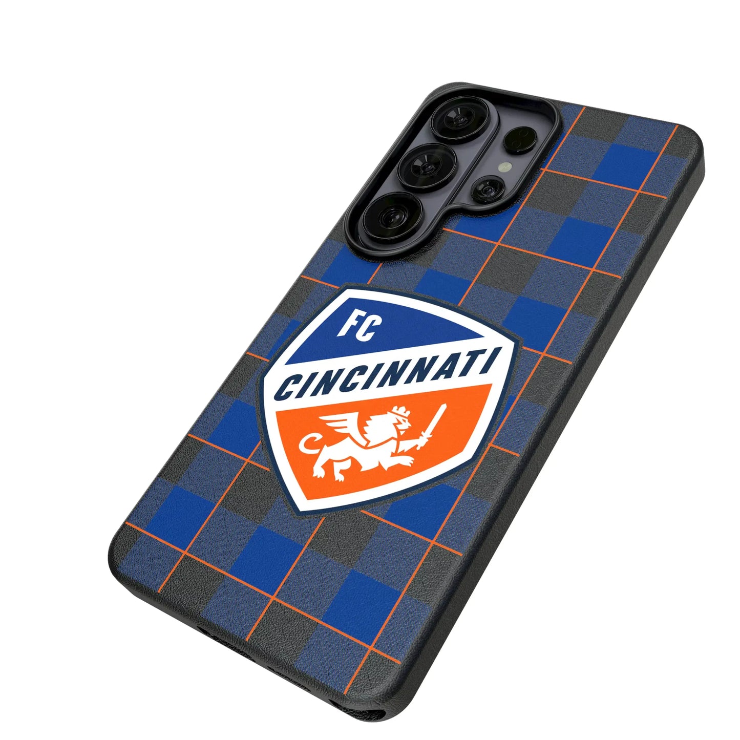 FC Cincinnati Plaid MagSafe Compatible Phone Case for Samsung Galaxy