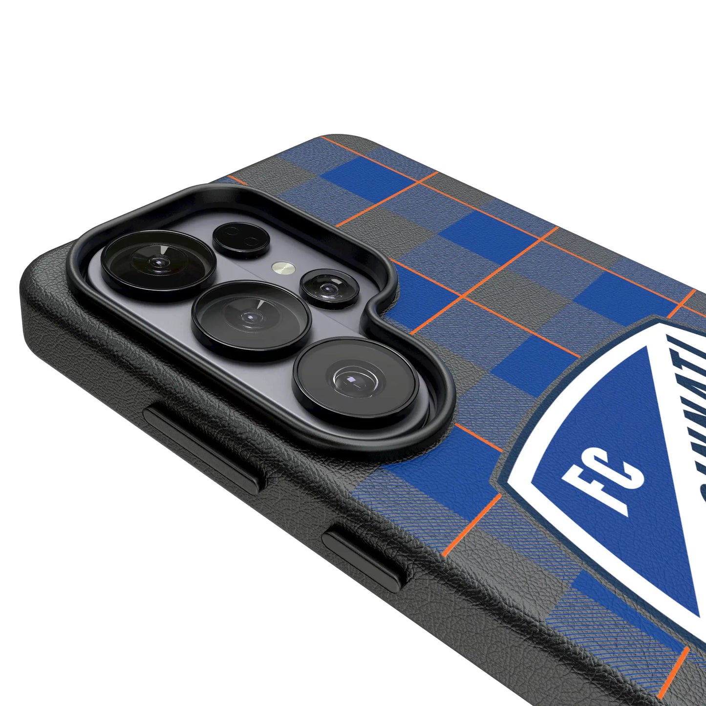 FC Cincinnati Plaid MagSafe Compatible Phone Case for Samsung Galaxy
