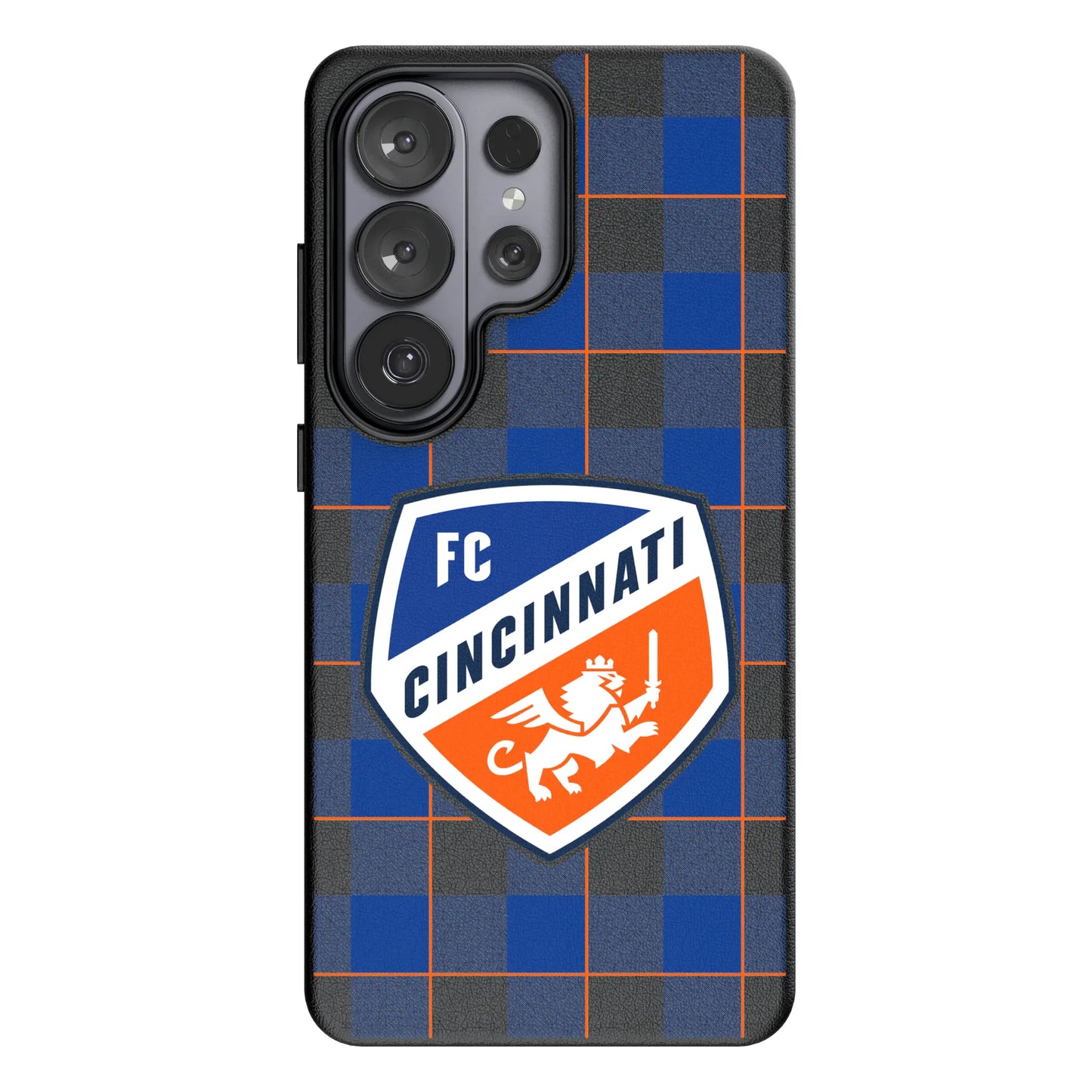 FC Cincinnati Plaid MagSafe Compatible Phone Case for Samsung Galaxy