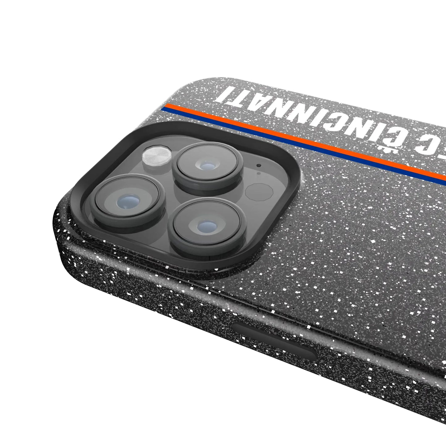 FC Cincinnati Sidebar Black Bling Phone Case for Apple iPhone