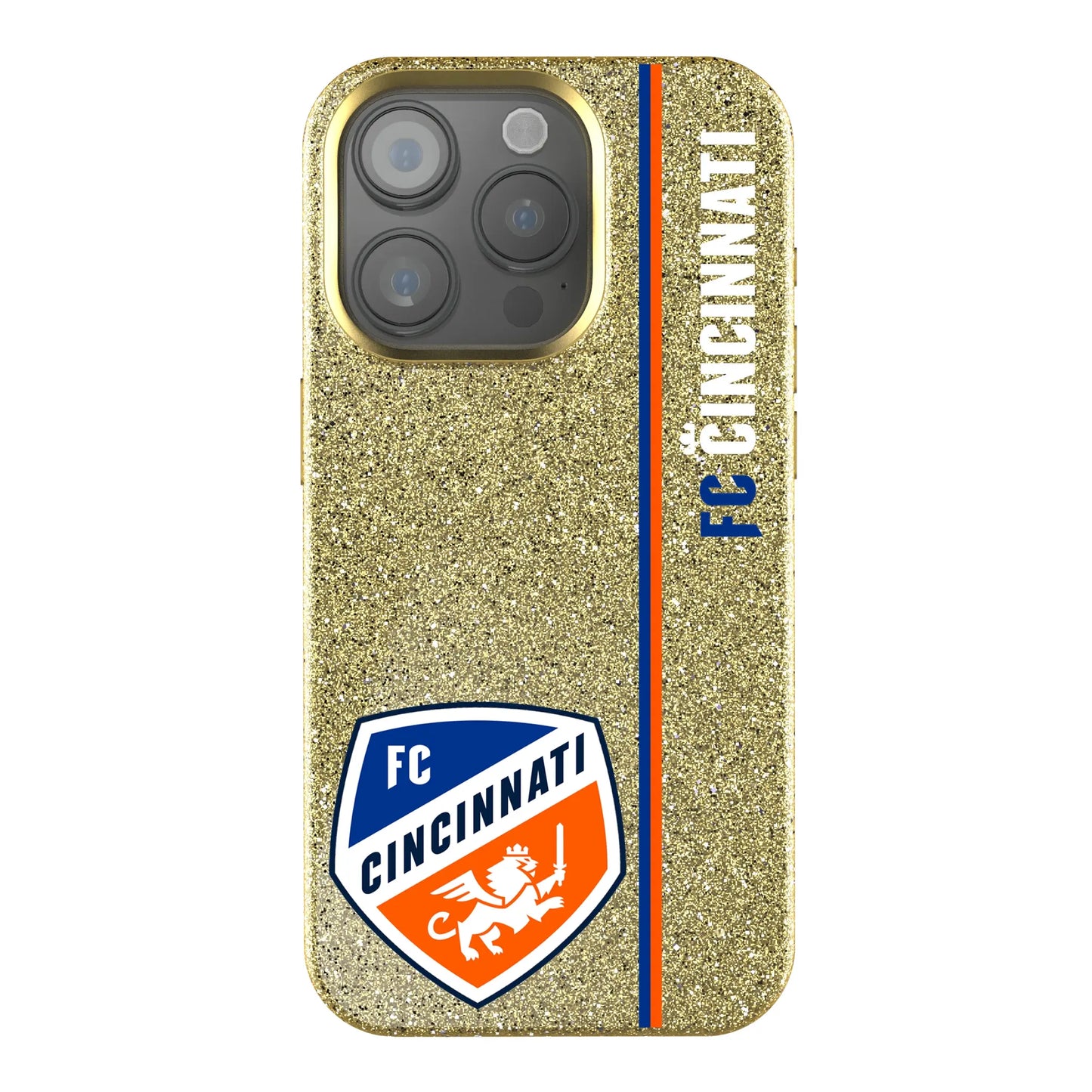 FC Cincinnati Sidebar Bling Phone Case for Apple iPhone