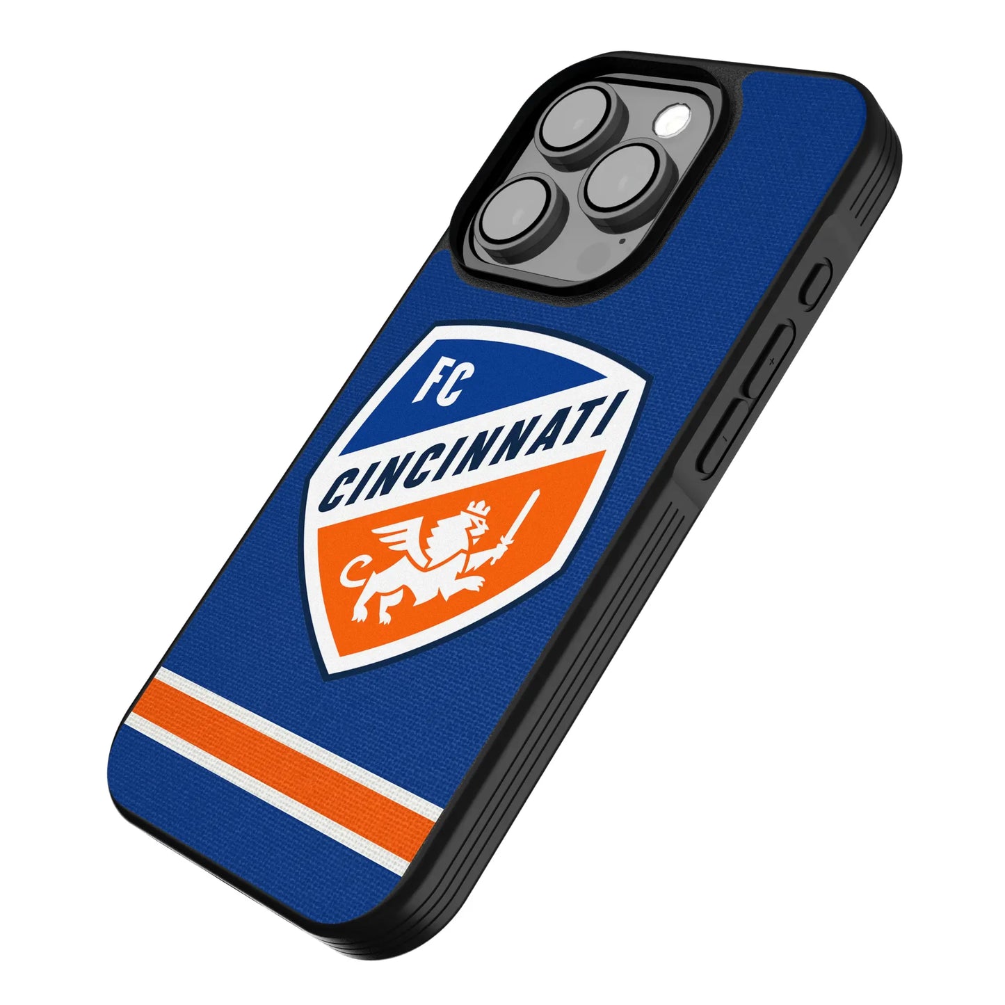 FC Cincinnati Stripe Bump Phone Case for Apple iPhone