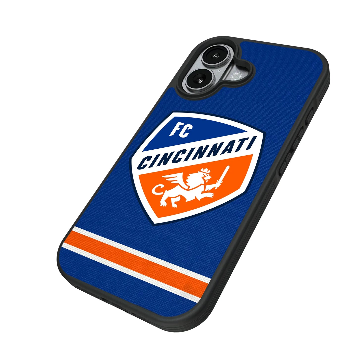 FC Cincinnati Stripe Bump Phone Case for Apple iPhone