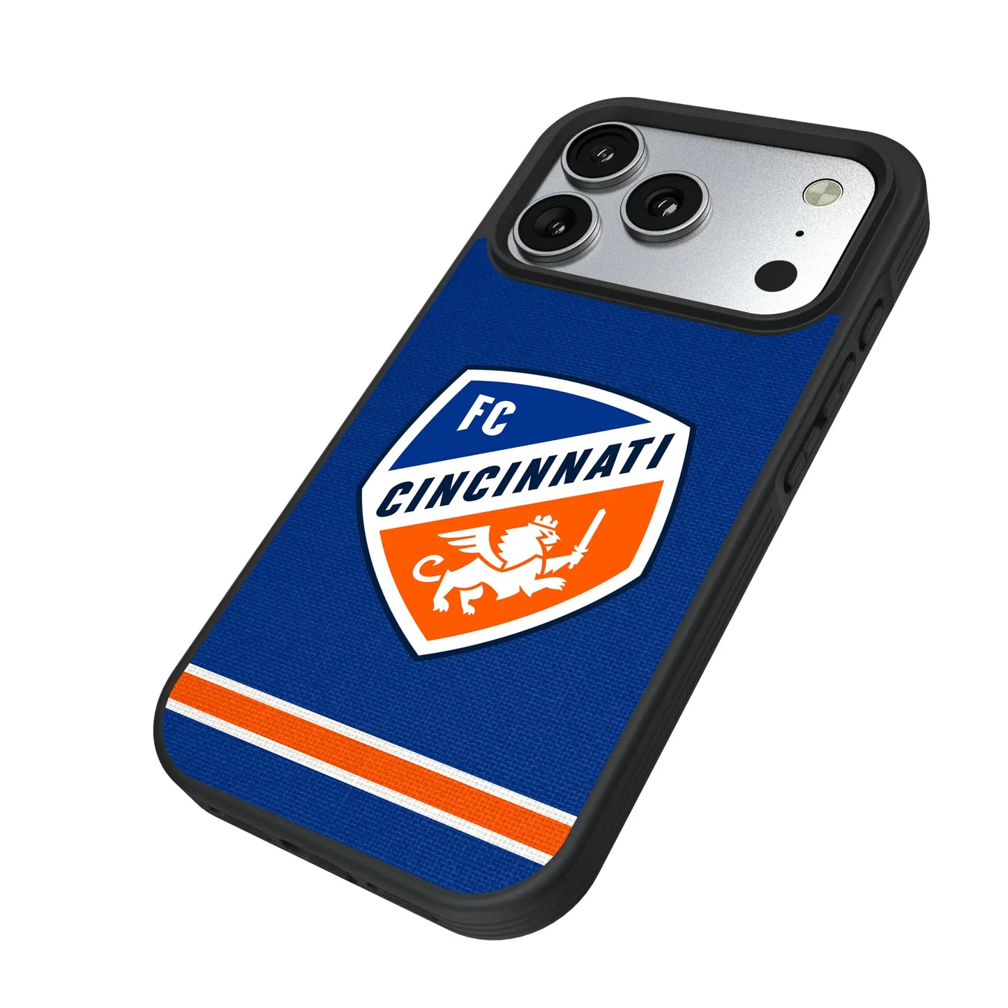 FC Cincinnati Stripe Bump Phone Case for Apple iPhone
