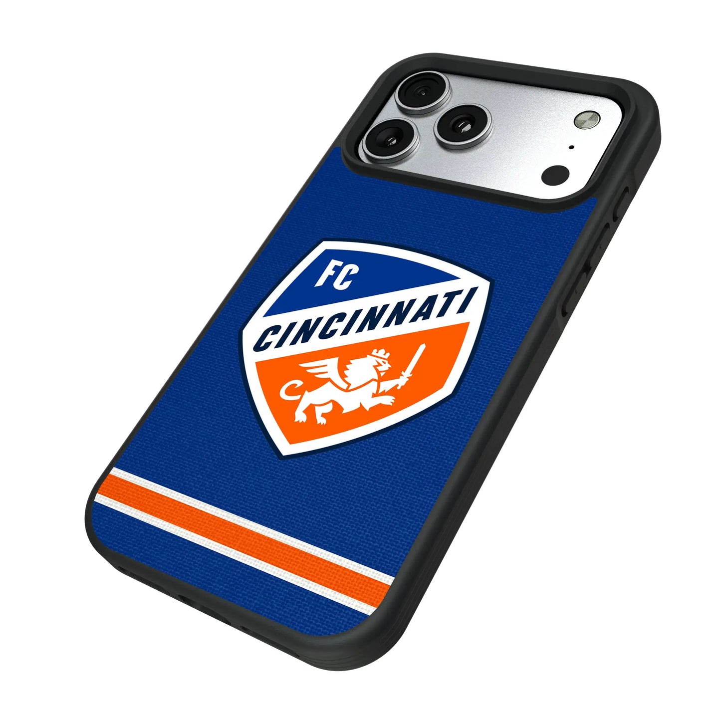 FC Cincinnati Stripe Bump Phone Case for Apple iPhone