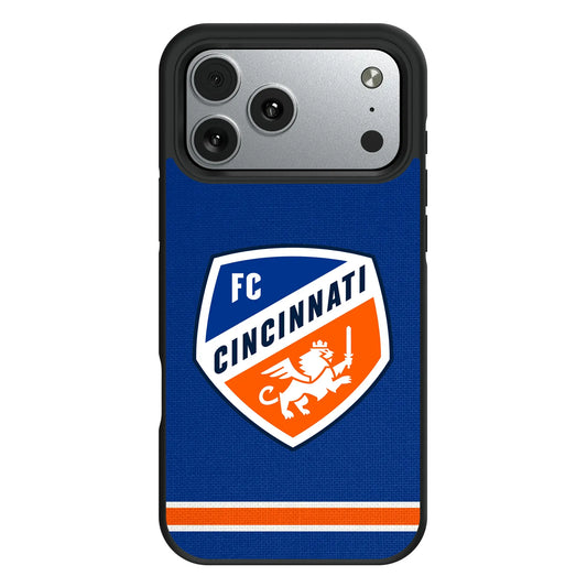 FC Cincinnati Stripe Bump Phone Case for Apple iPhone