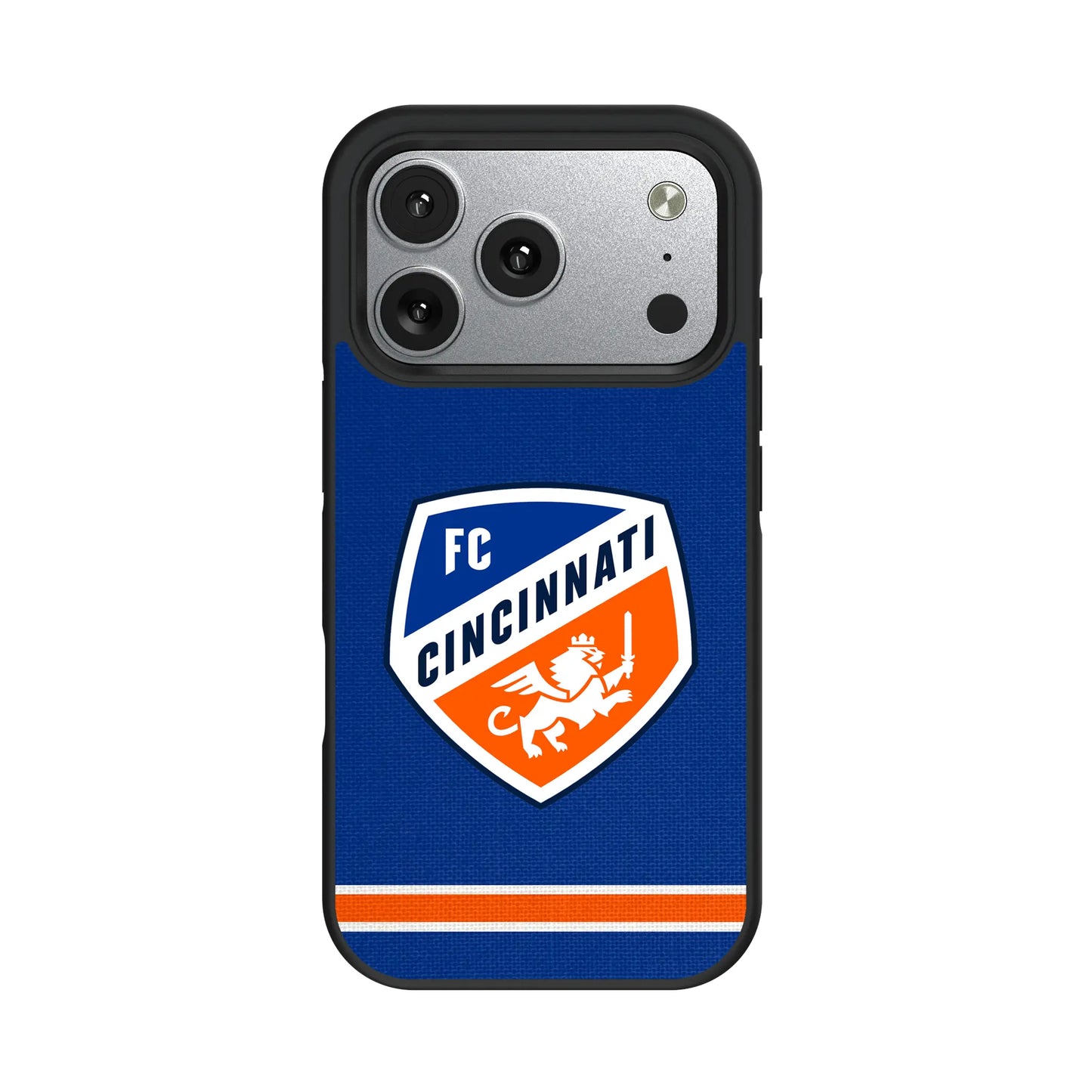 FC Cincinnati Stripe Bump Phone Case for Apple iPhone