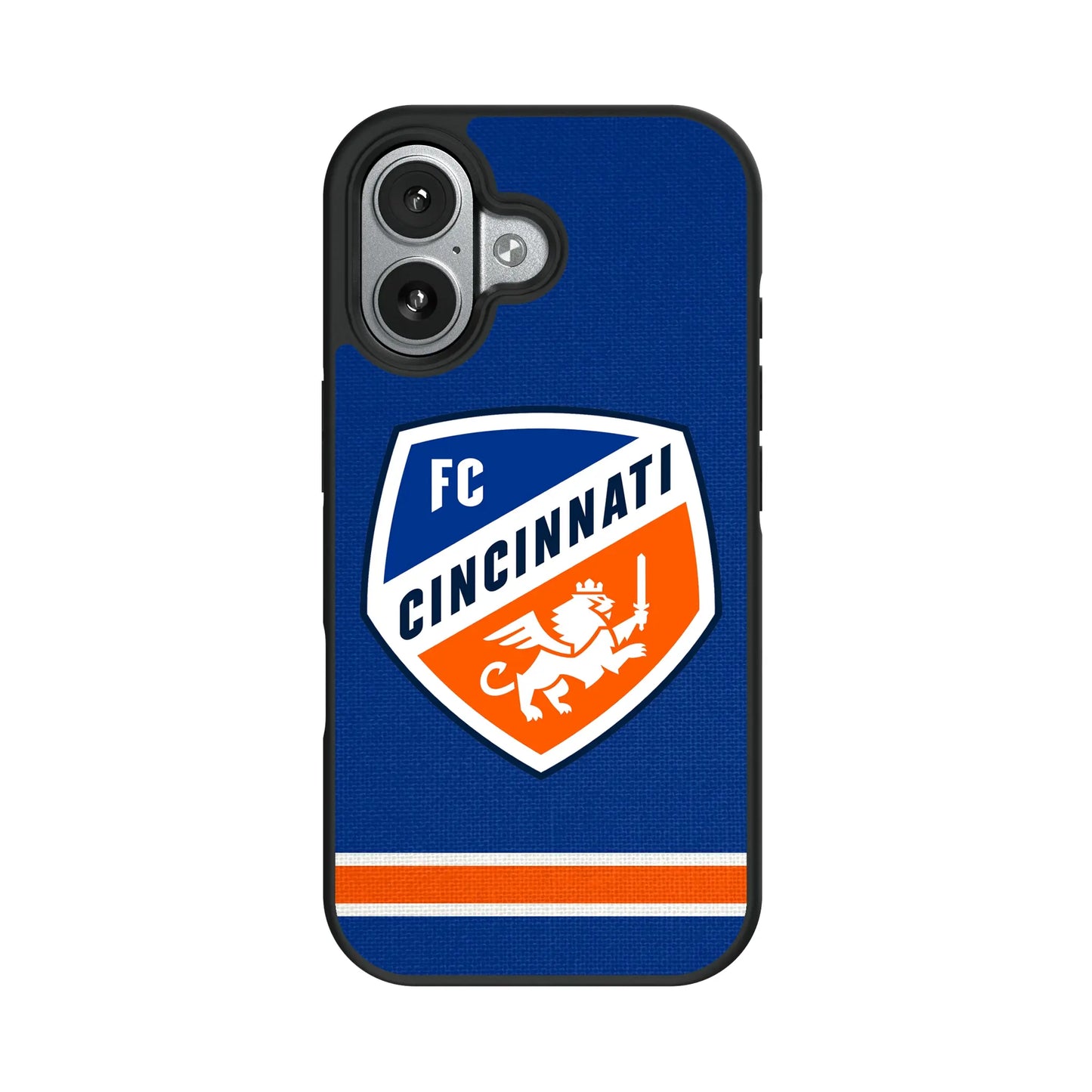 FC Cincinnati Stripe Bump Phone Case for Apple iPhone