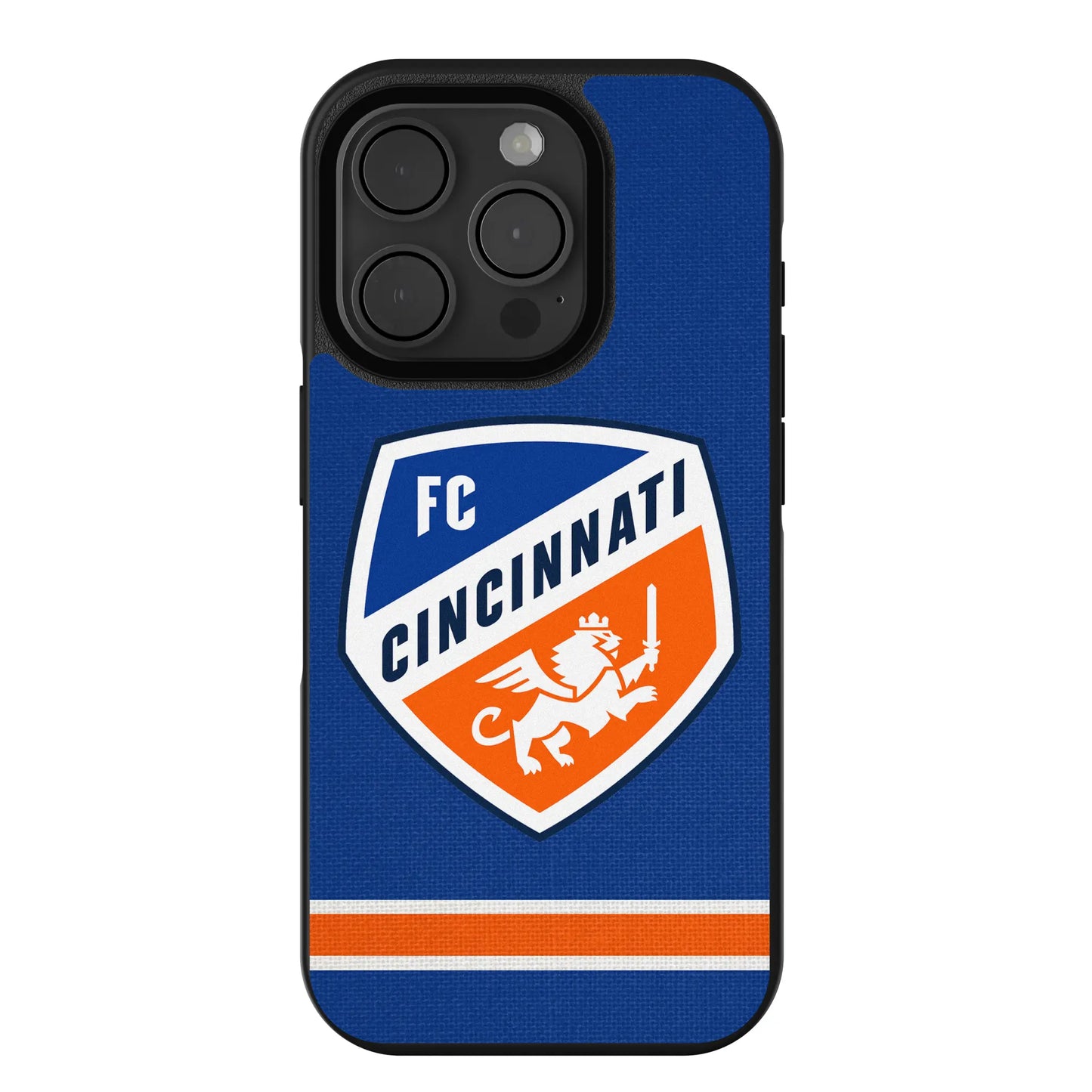 FC Cincinnati Stripe Bump Phone Case for Apple iPhone