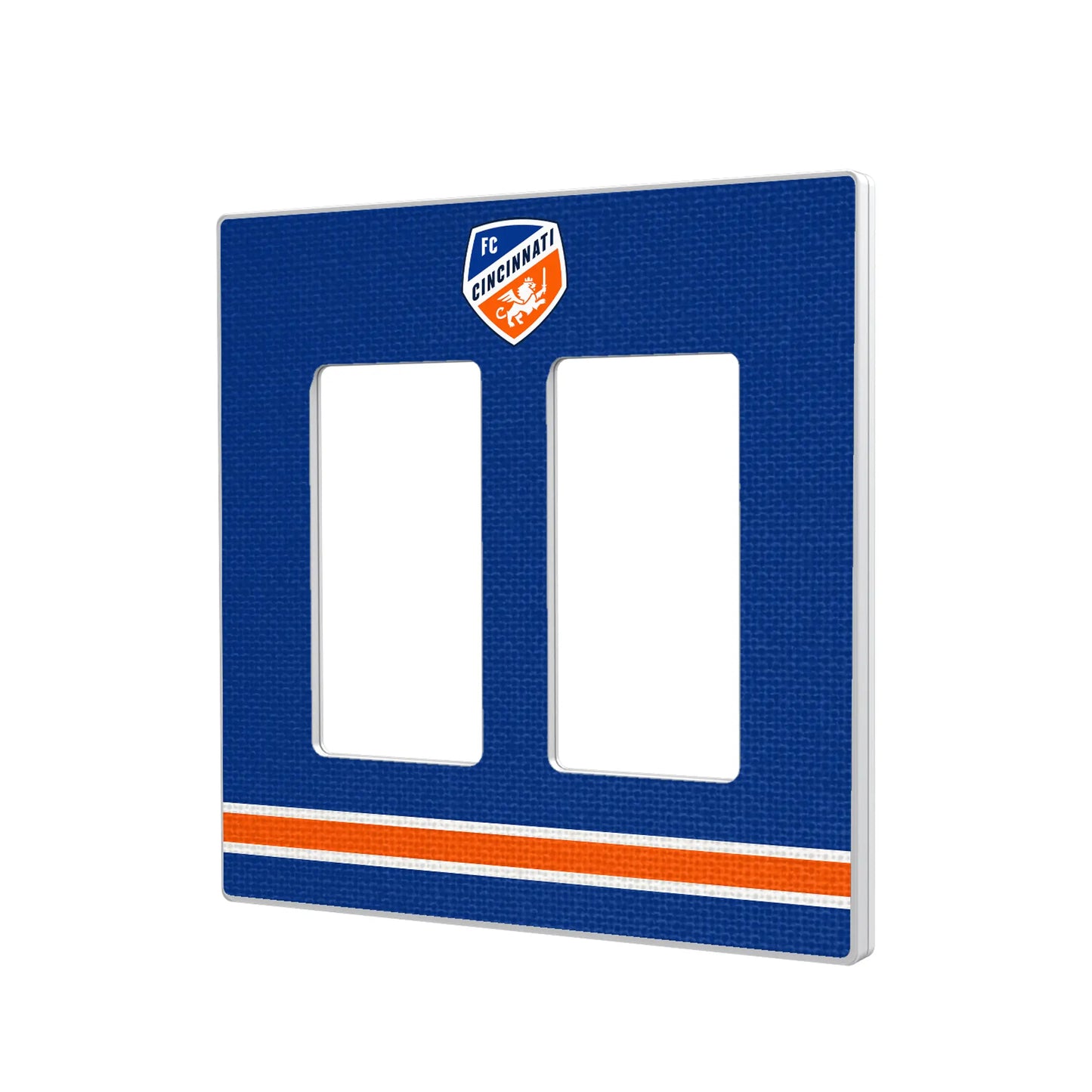 FC Cincinnati Stripe Hidden-Screw Light Switch Plate
