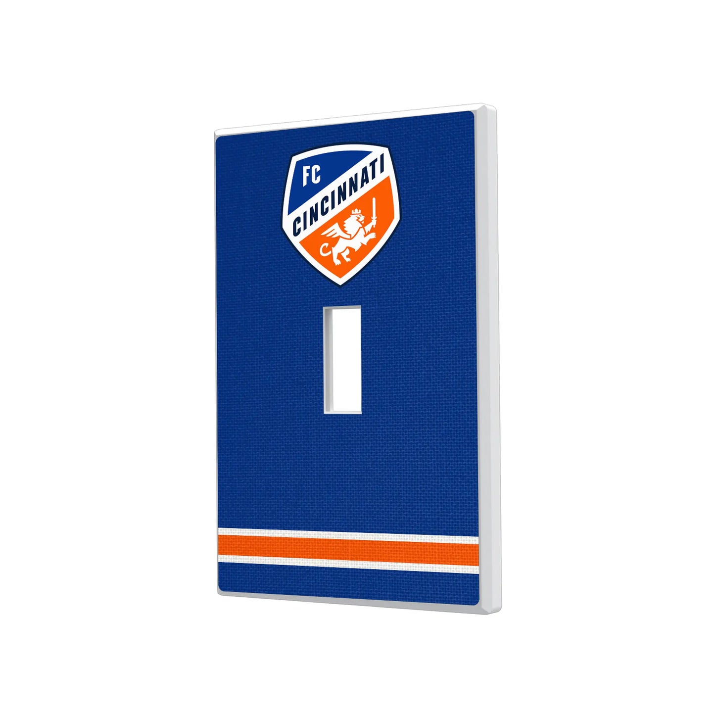 FC Cincinnati Stripe Hidden-Screw Light Switch Plate