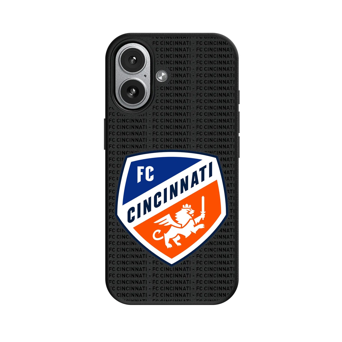 FC Cincinnati Text Backdrop MagSafe Compatible Phone Case for Apple iPhone