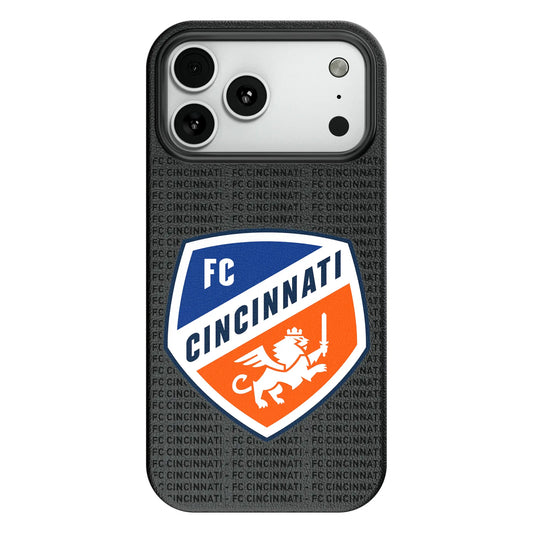 FC Cincinnati Text Backdrop MagSafe Compatible Phone Case for Apple iPhone