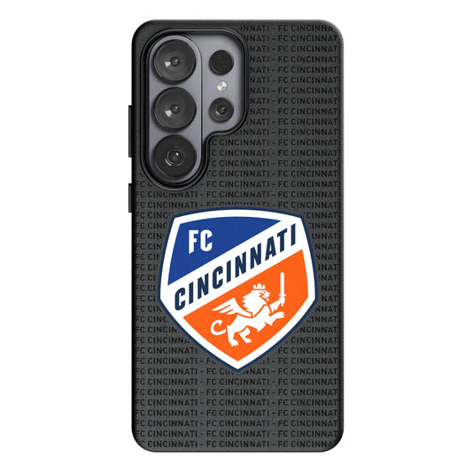 FC Cincinnati Text Backdrop MagSafe Compatible Phone Case for Samsung Galaxy