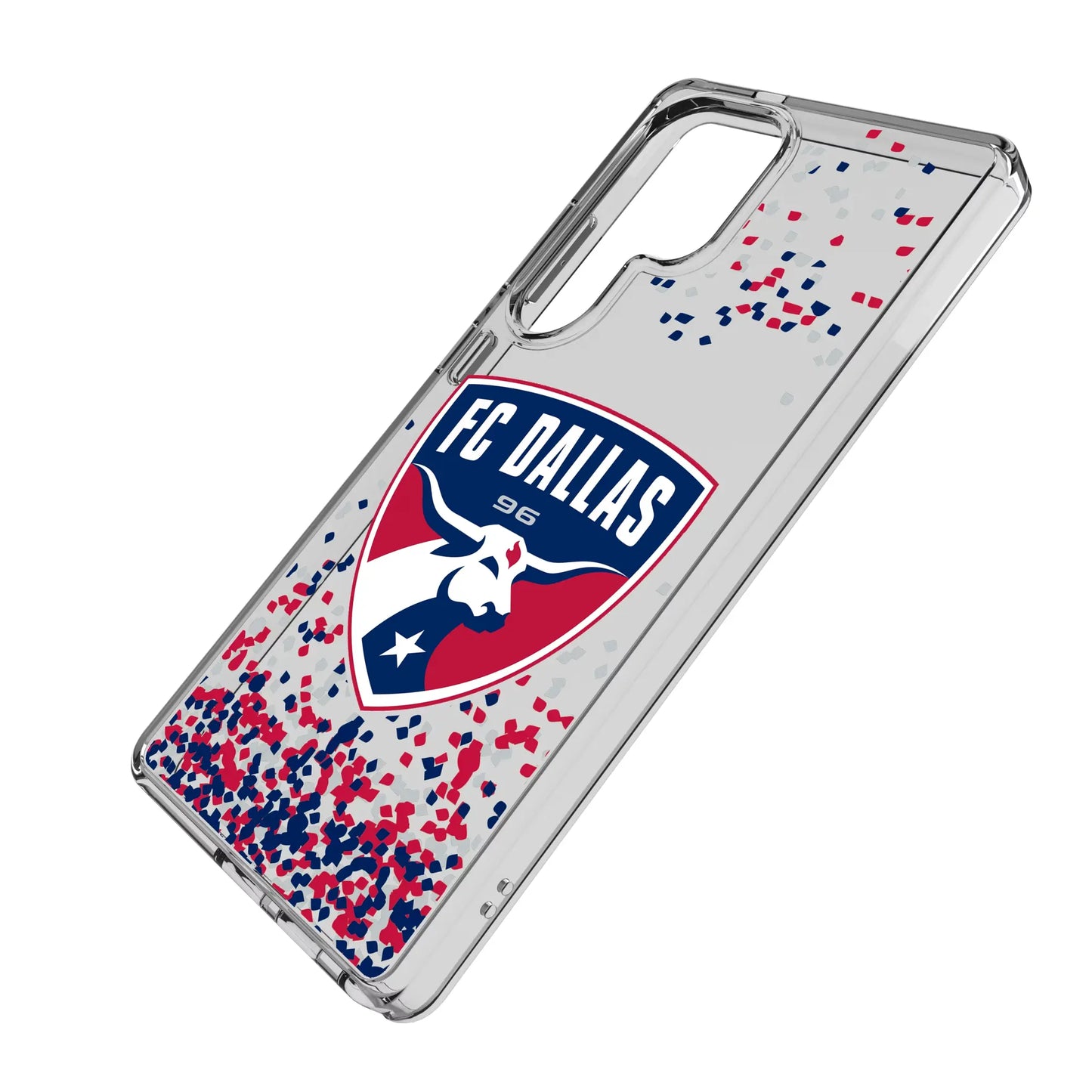FC Dallas Confetti Clear Phone Case for Samsung Galaxy
