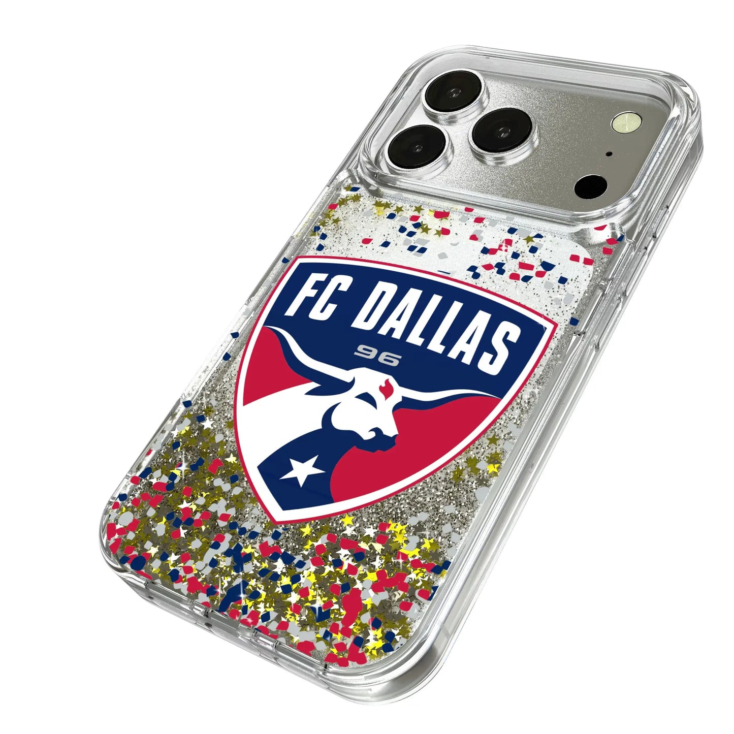 FC Dallas Confetti Glitter Phone Case for Apple iPhone