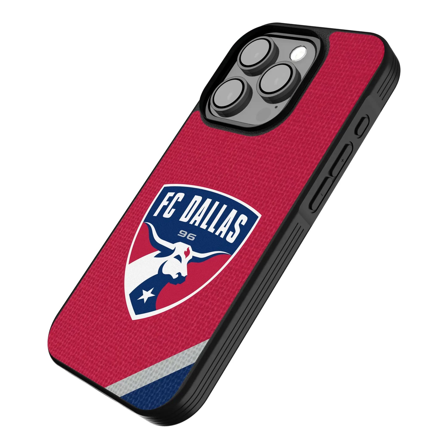 FC Dallas Diagonal Stripe Bump Phone Case for Apple iPhone