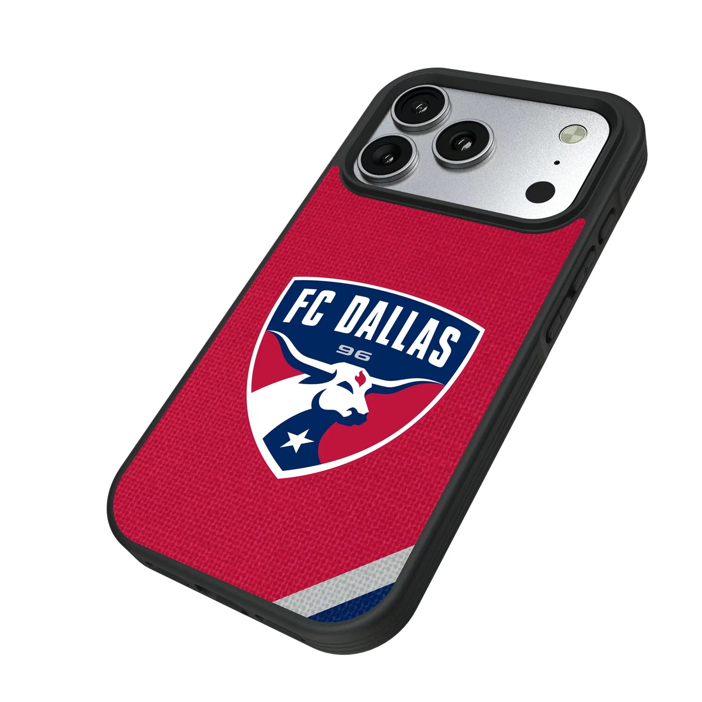 FC Dallas Diagonal Stripe Bump Phone Case for Apple iPhone