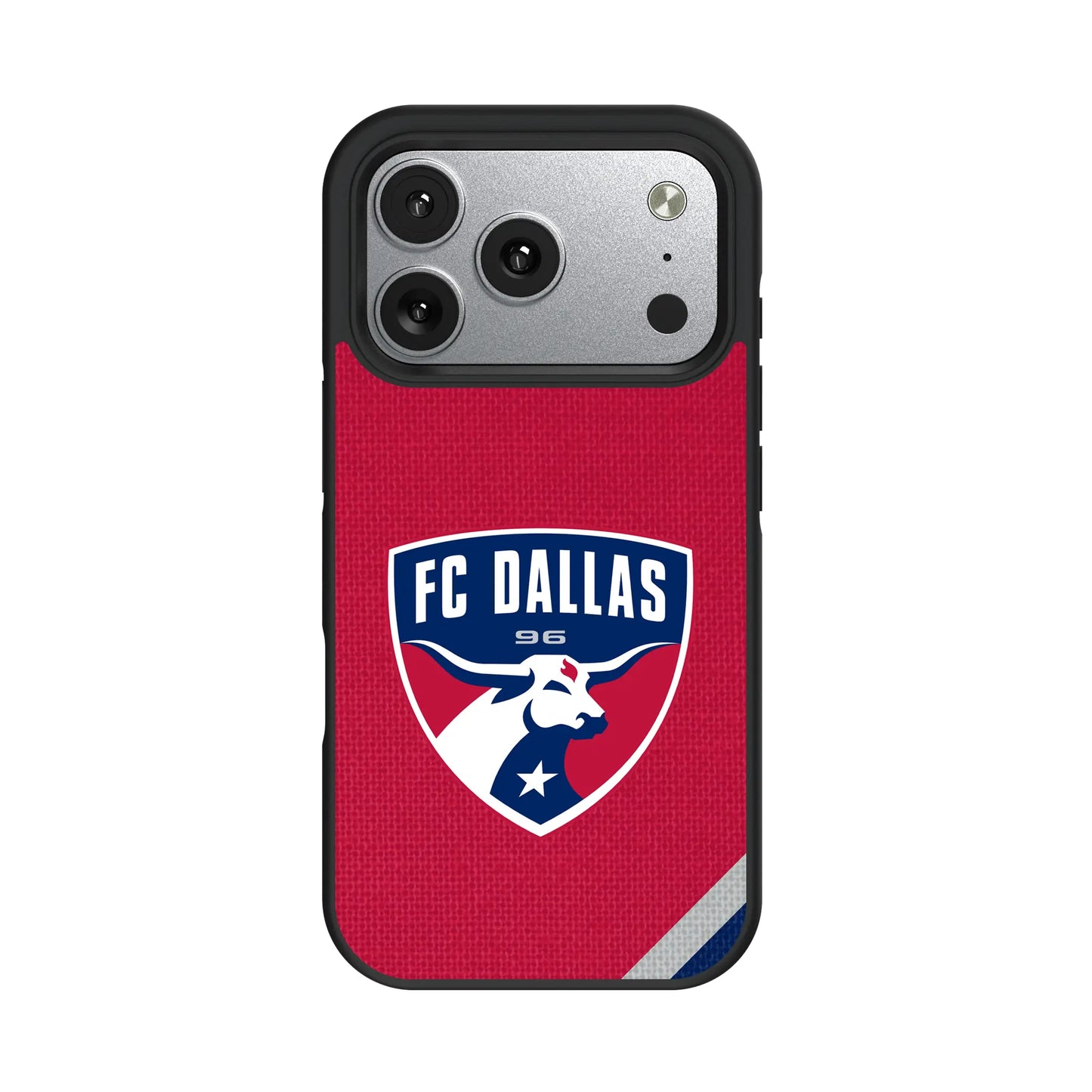 FC Dallas Diagonal Stripe Bump Phone Case for Apple iPhone