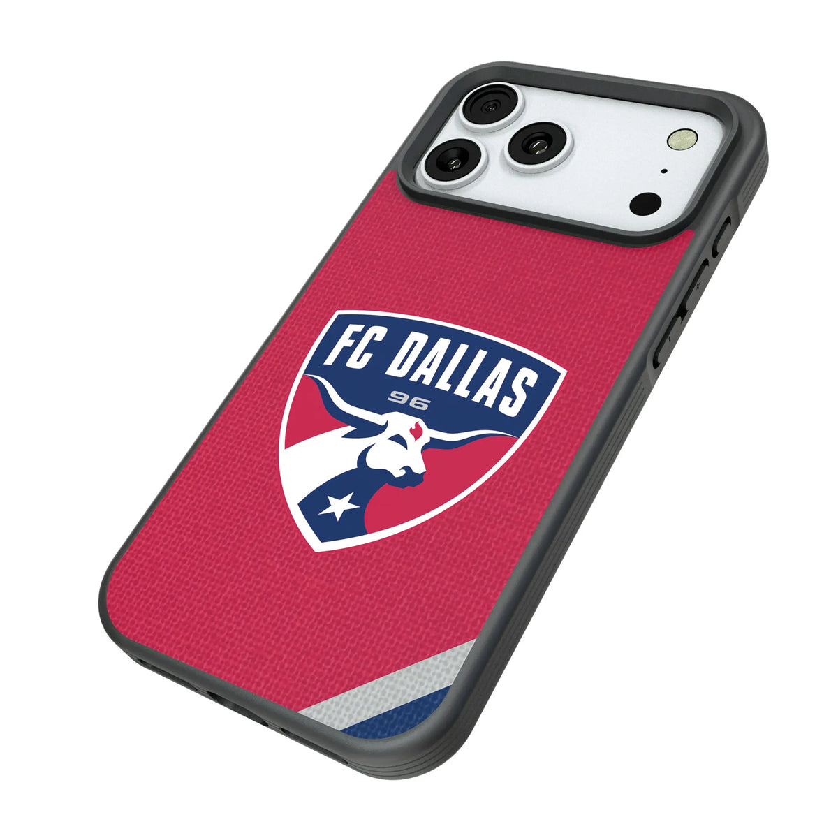 FC Dallas Diagonal Stripe Bump Phone Case for Apple iPhone