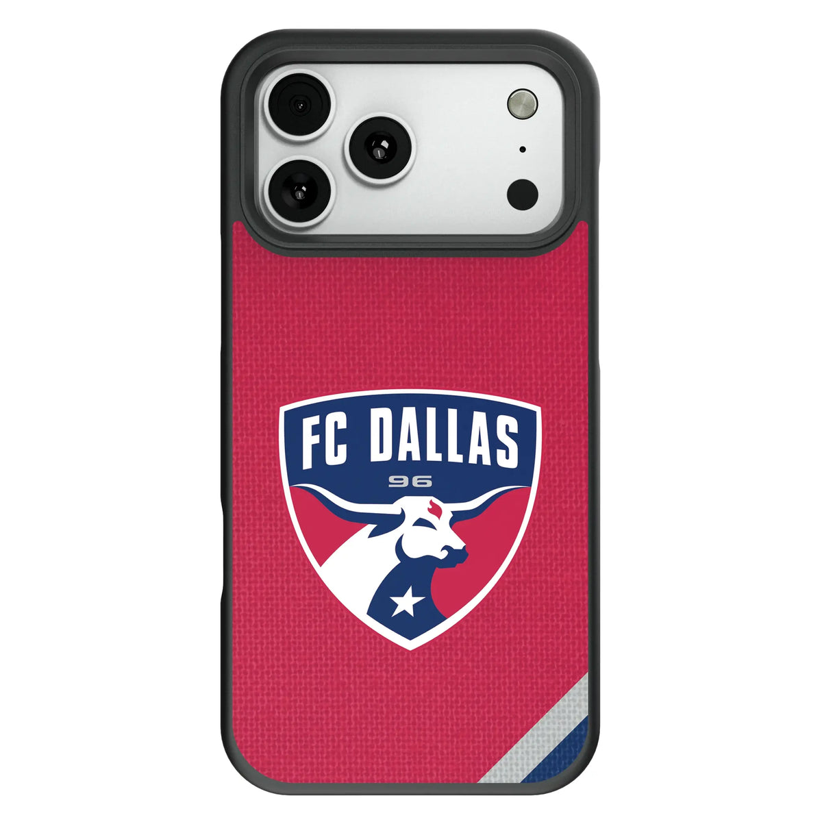 FC Dallas Diagonal Stripe Bump Phone Case for Apple iPhone