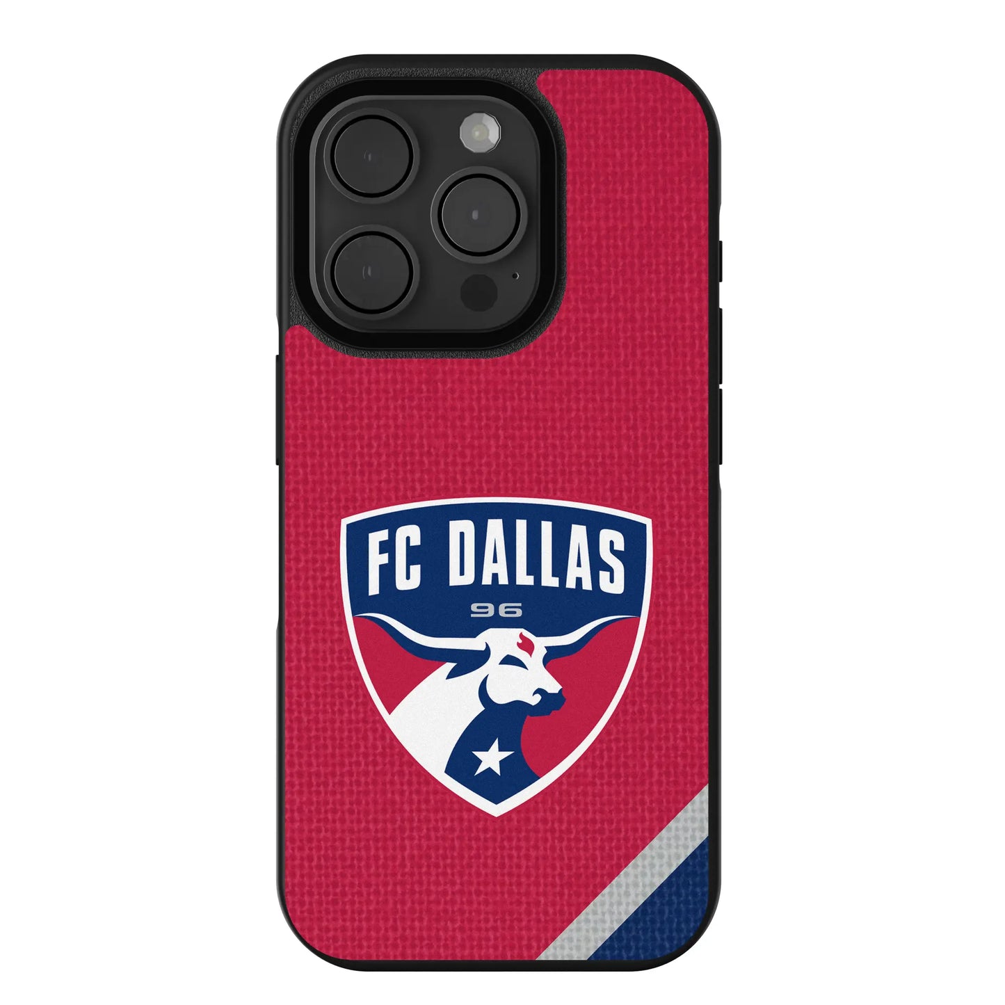 FC Dallas Diagonal Stripe Bump Phone Case for Apple iPhone