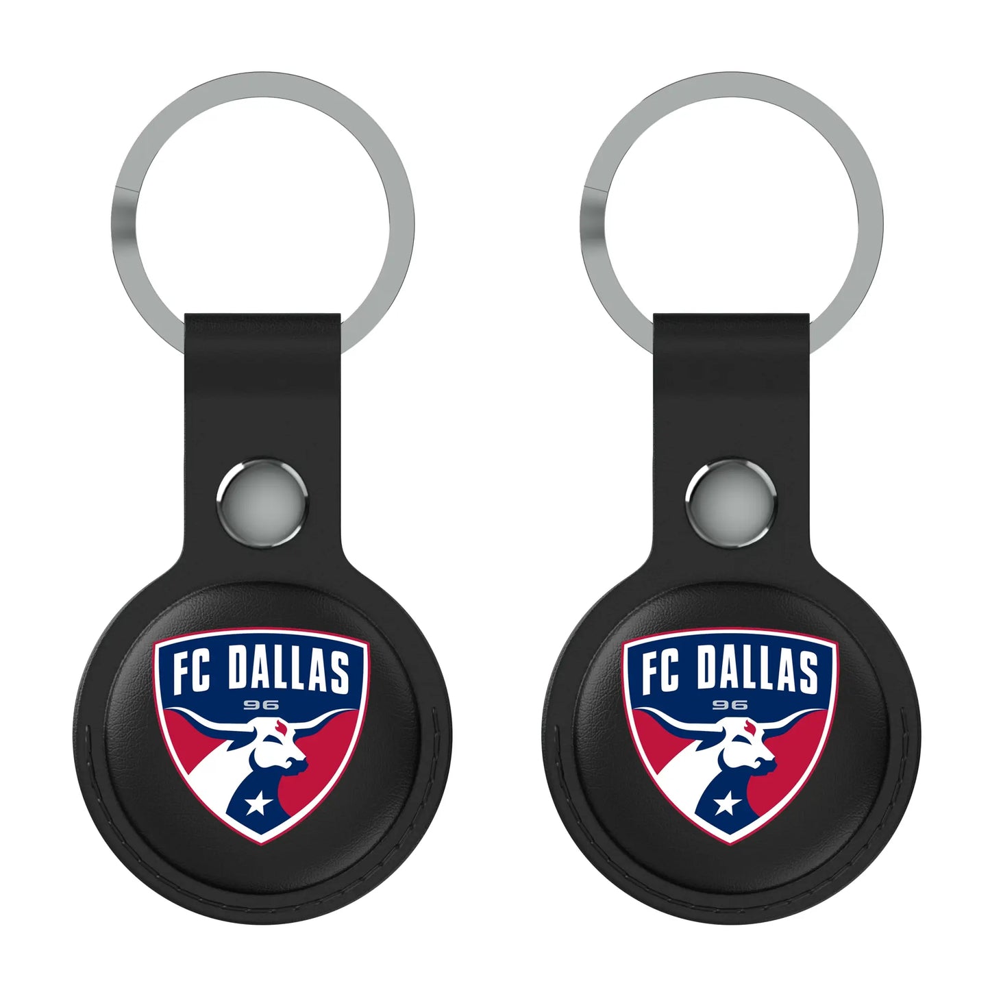 FC Dallas Insignia Black Airtag Holder 2-Pack