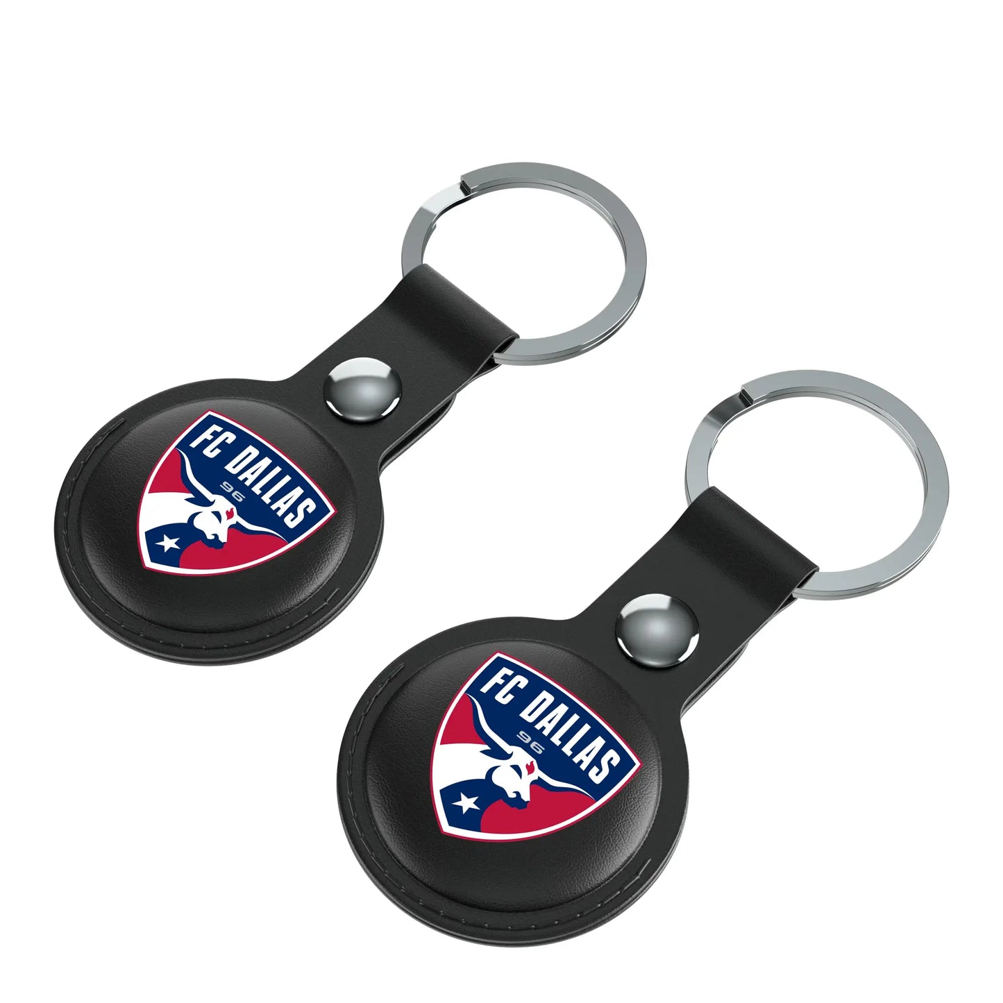 FC Dallas Insignia Black Airtag Holder 2-Pack