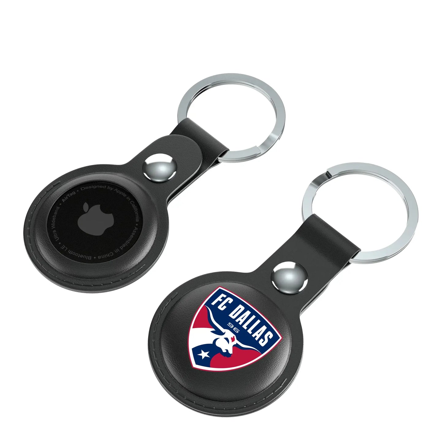 FC Dallas Insignia Black Airtag Holder 2-Pack