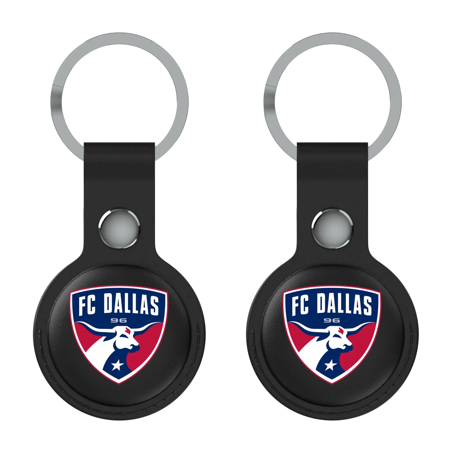 FC Dallas Insignia Black Airtag Holder 2-Pack