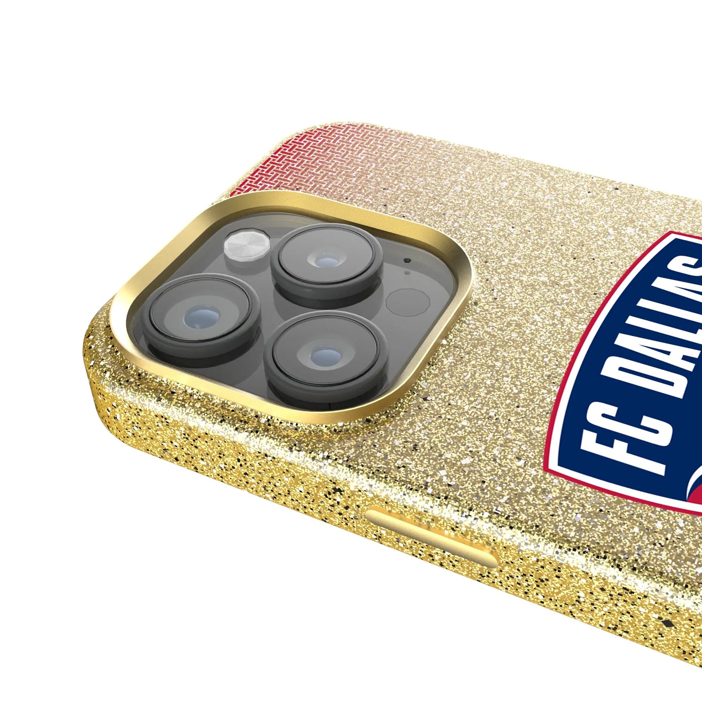 FC Dallas Linen Bling Phone Case for Apple iPhone