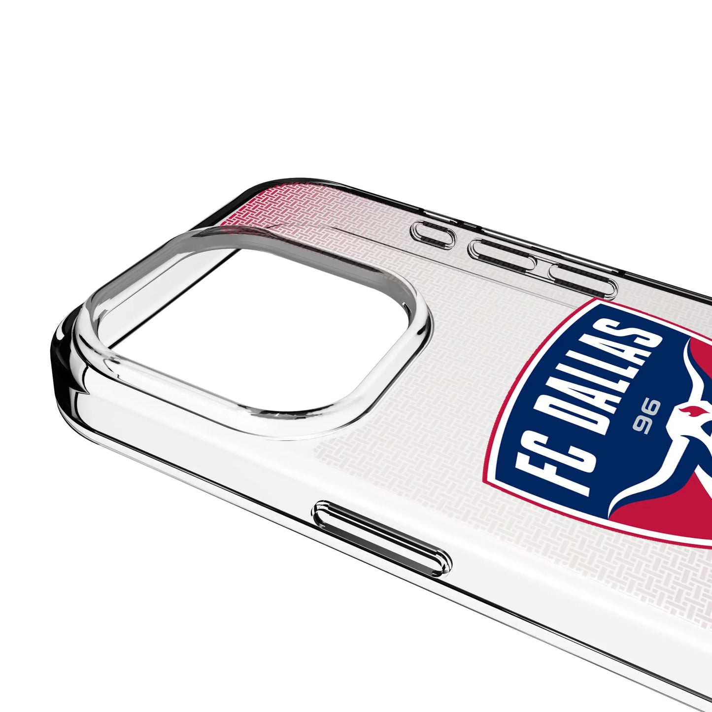 FC Dallas Linen Clear Phone Case for Apple iPhone