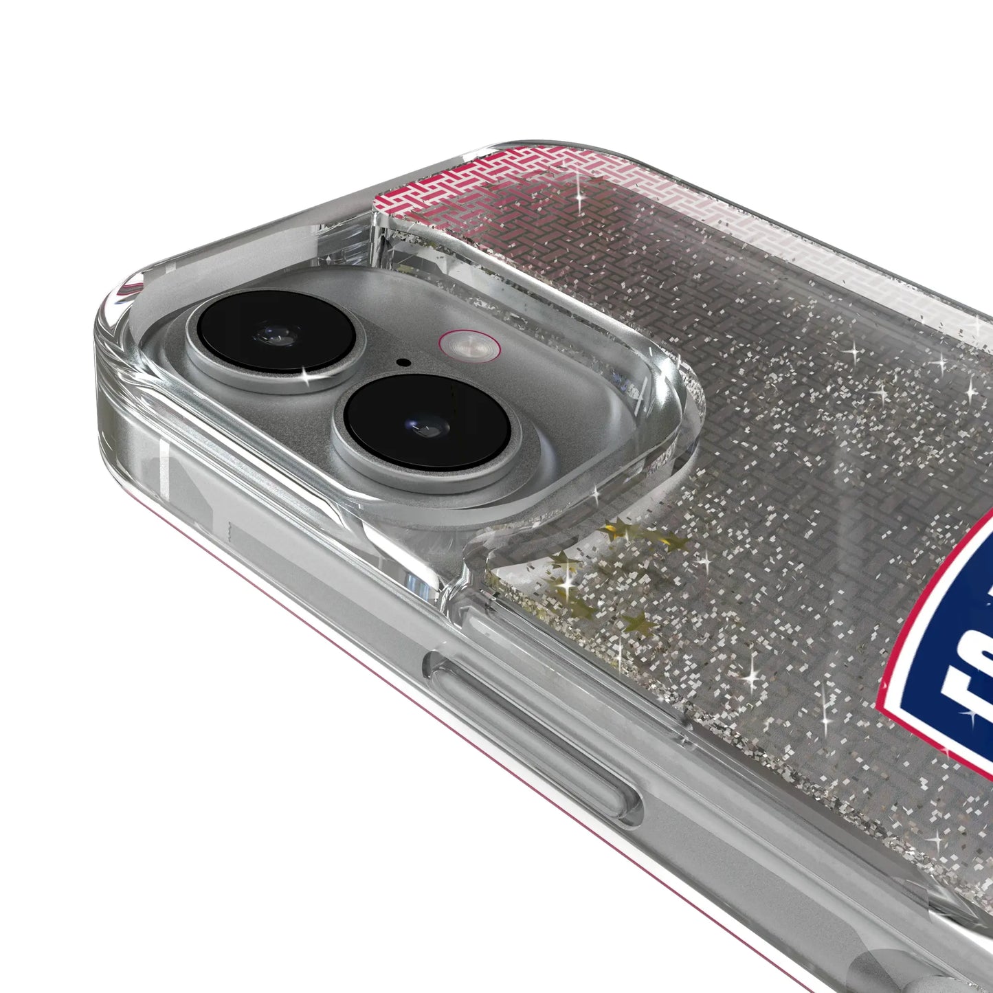 FC Dallas Linen Glitter Phone Case for Apple iPhone