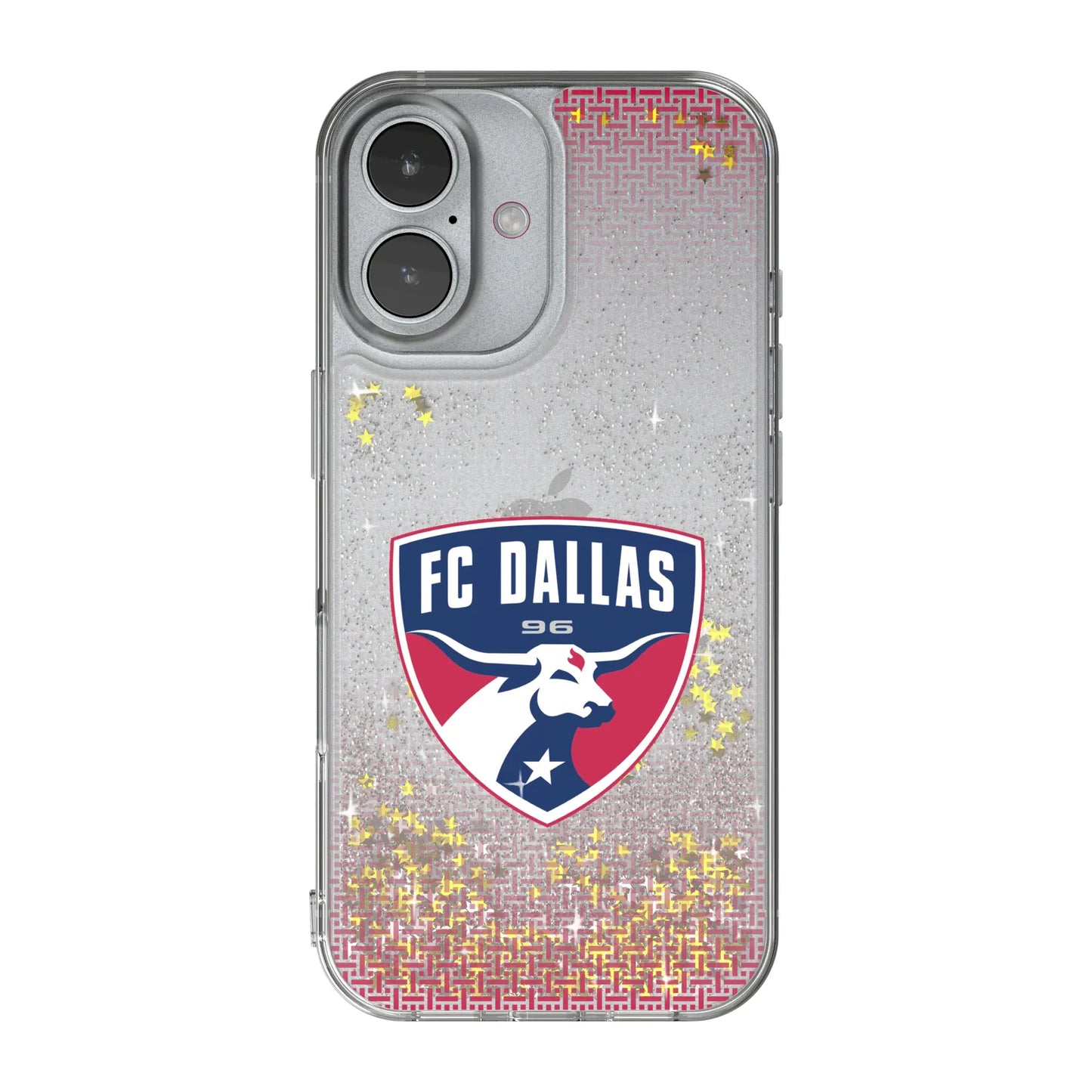FC Dallas Linen Glitter Phone Case for Apple iPhone