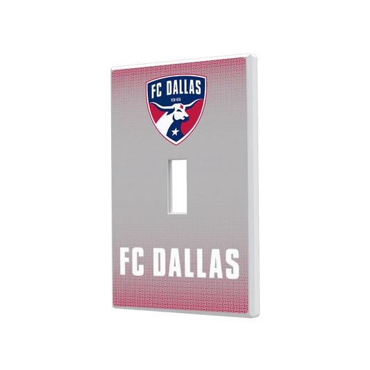 FC Dallas Linen Hidden-Screw Light Switch Plate