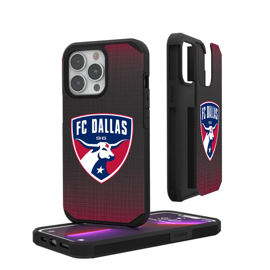 FC Dallas Linen Rugged Phone Case for Apple iPhone