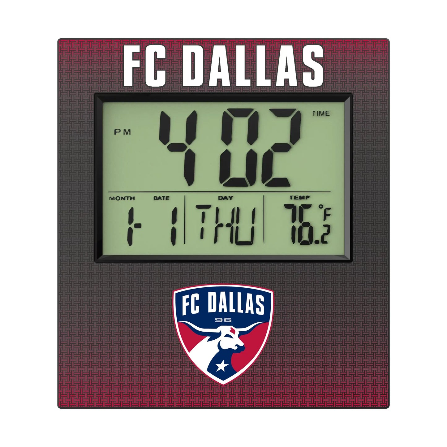 FC Dallas Linen Wall Clock