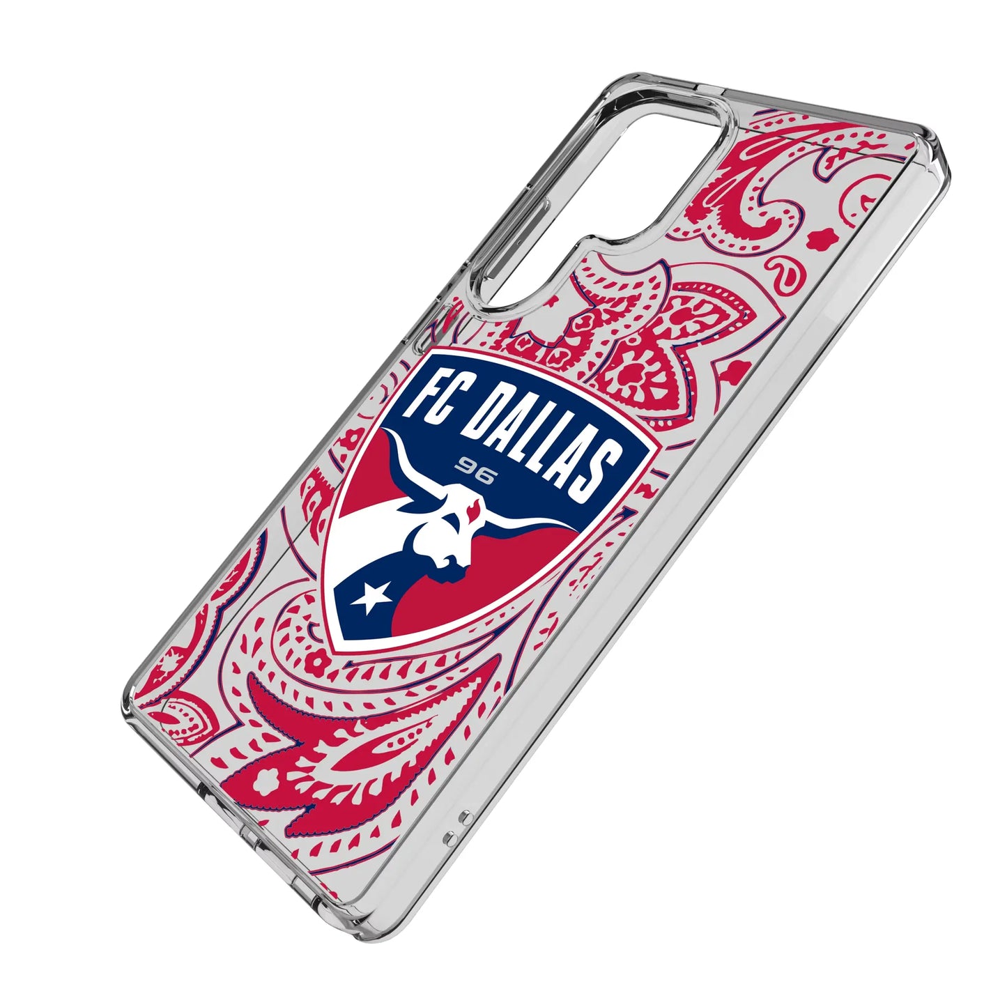 FC Dallas Paisley Clear Phone Case for Samsung Galaxy