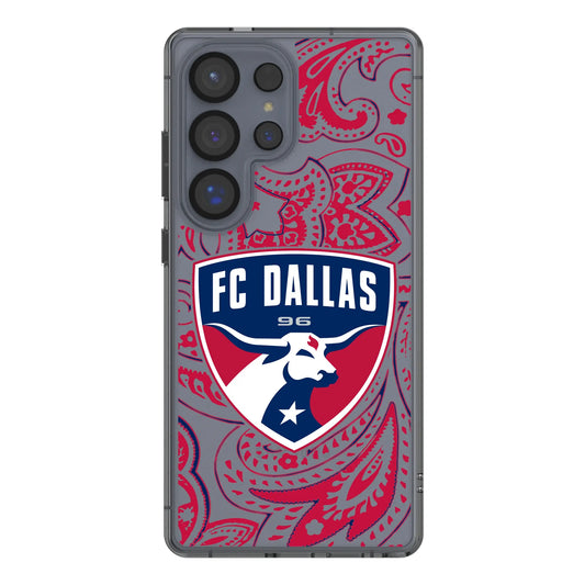 FC Dallas Paisley Clear Phone Case for Samsung Galaxy