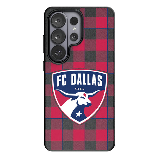 FC Dallas Plaid MagSafe Compatible Phone Case for Samsung Galaxy