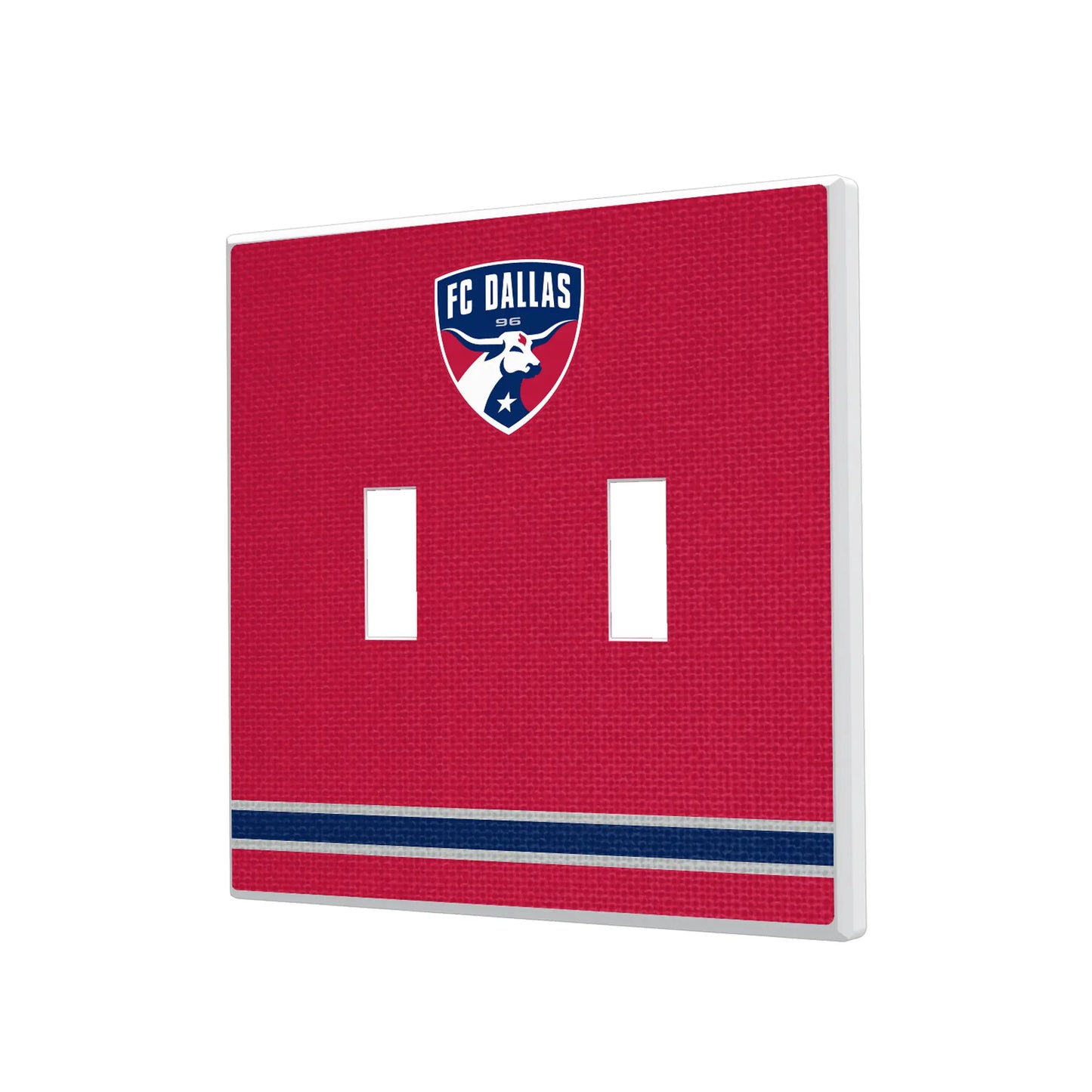 FC Dallas Stripe Hidden-Screw Light Switch Plate