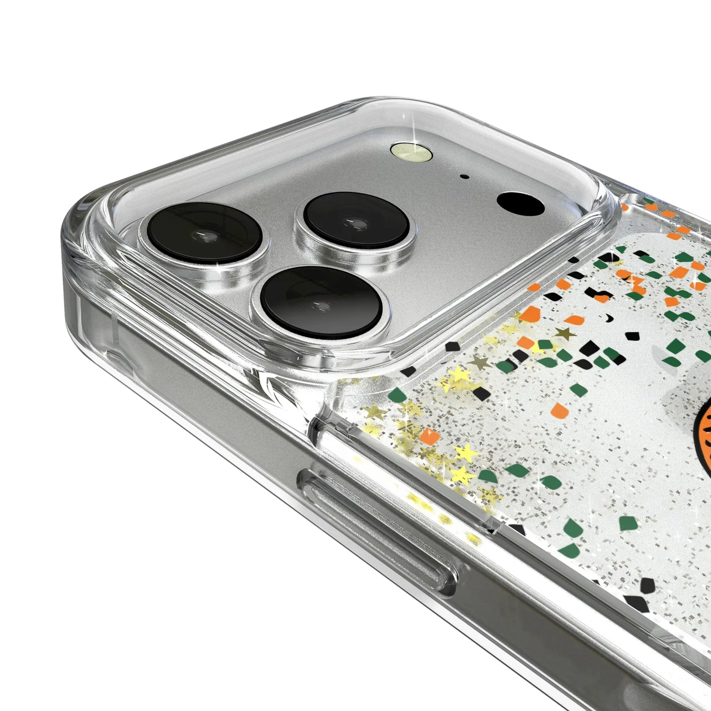 Florida A&M University Rattlers Confetti Glitter Phone Case for Apple iPhone