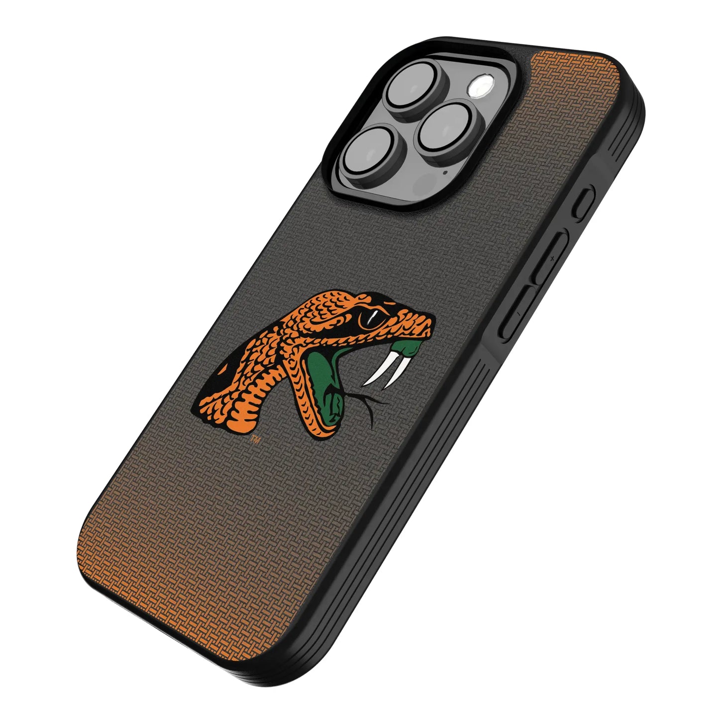 Florida A&M University Rattlers Linen Bump Phone Case for Apple iPhone