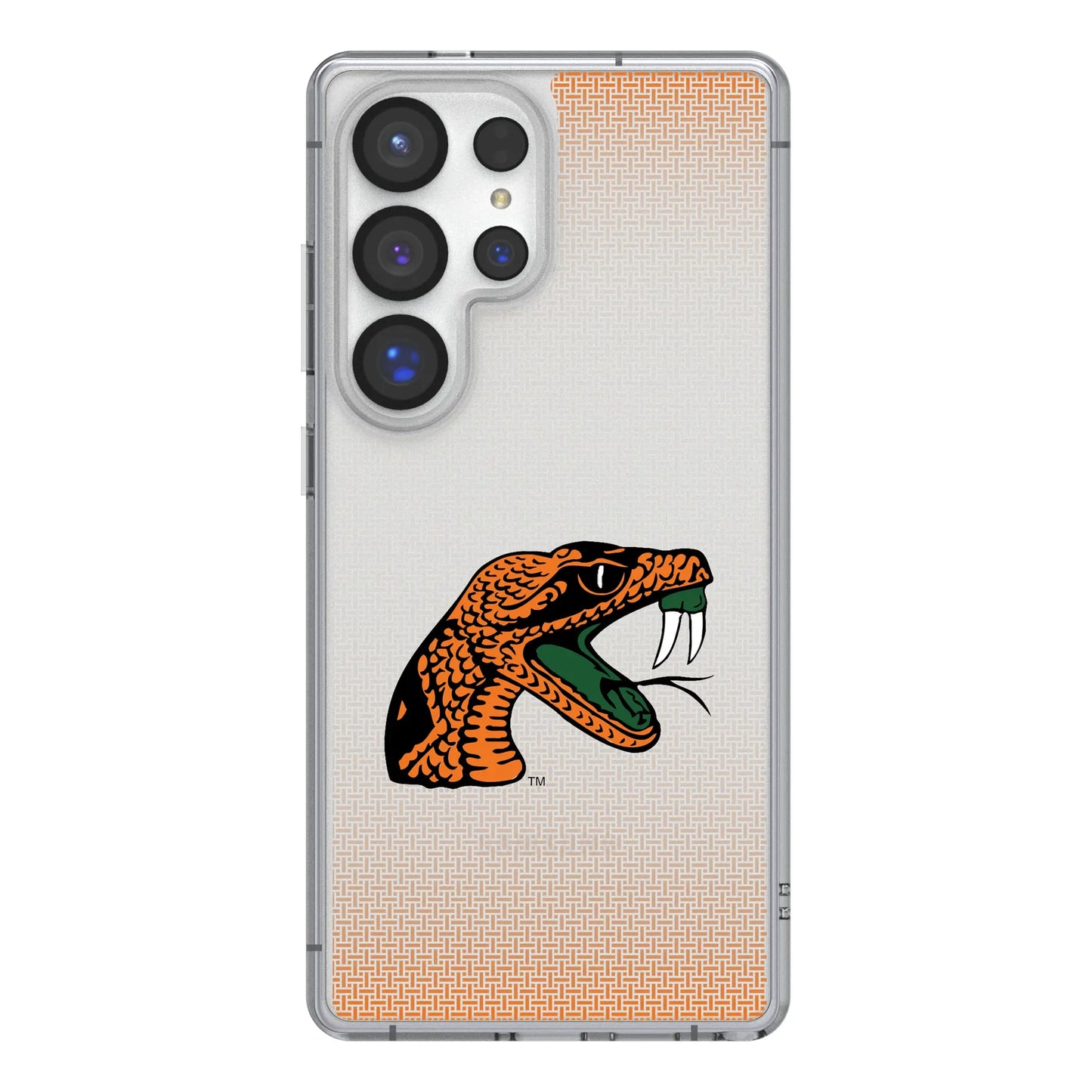 Florida A&M University Rattlers Linen Clear Phone Case for Samsung Galaxy