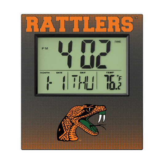 Florida A&M University Rattlers Linen Wall Clock