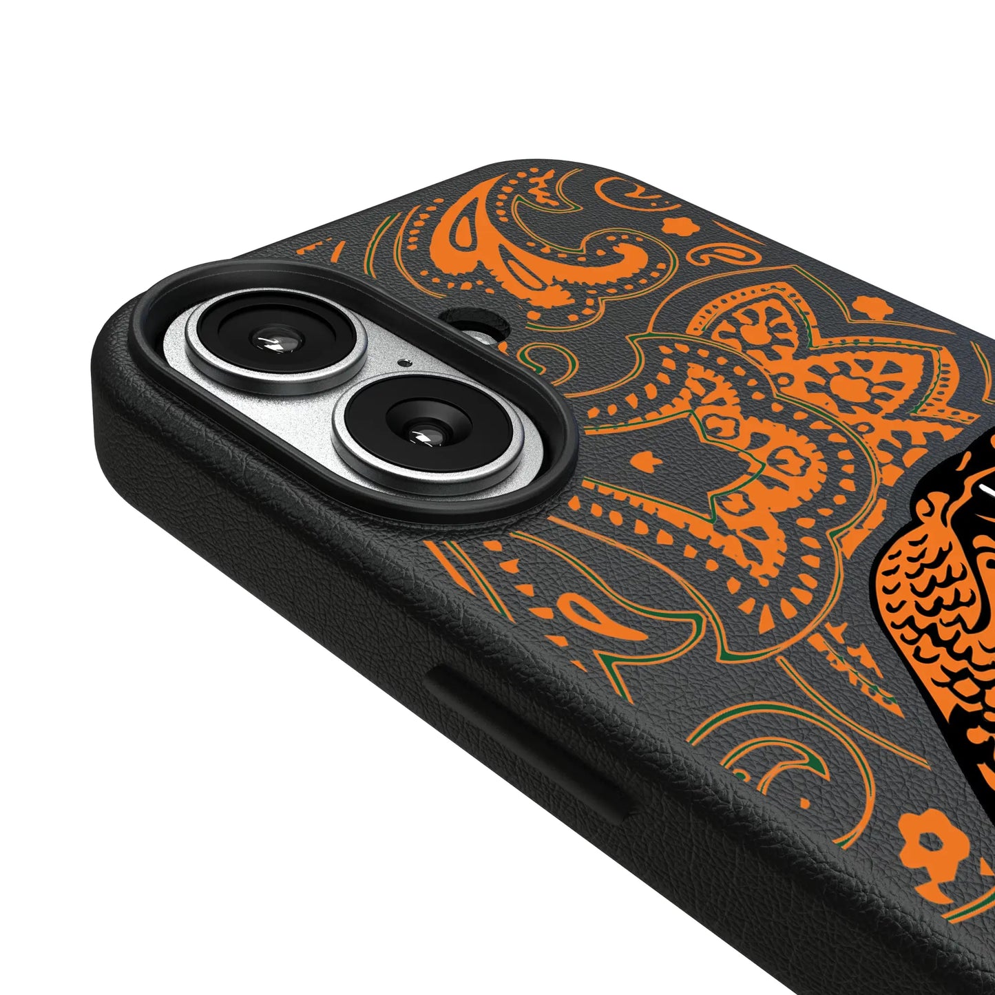 Florida A&M University Rattlers Paisley MagSafe Compatible Phone Case for Apple iPhone
