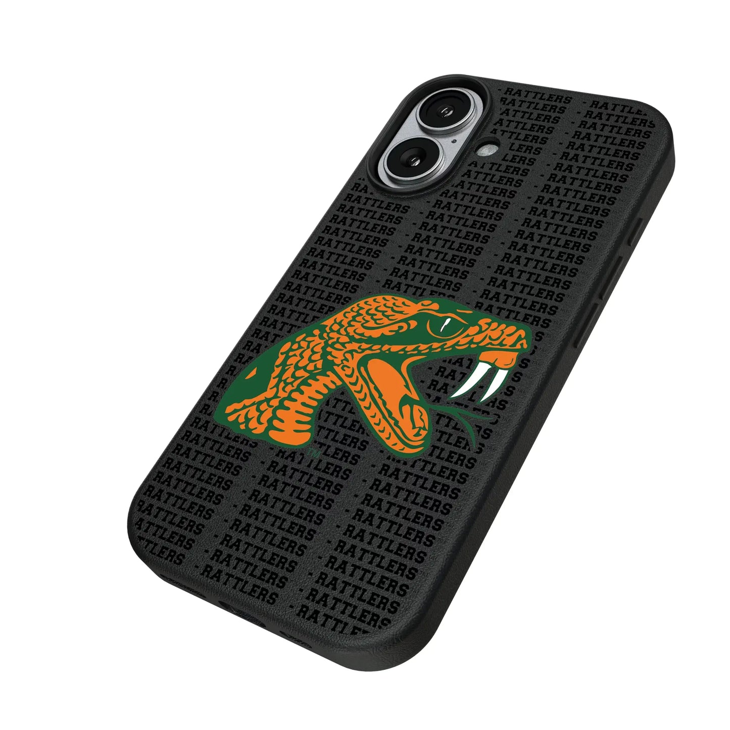 Florida A&M University Rattlers Text Backdrop MagSafe Compatible Phone Case for Apple iPhone