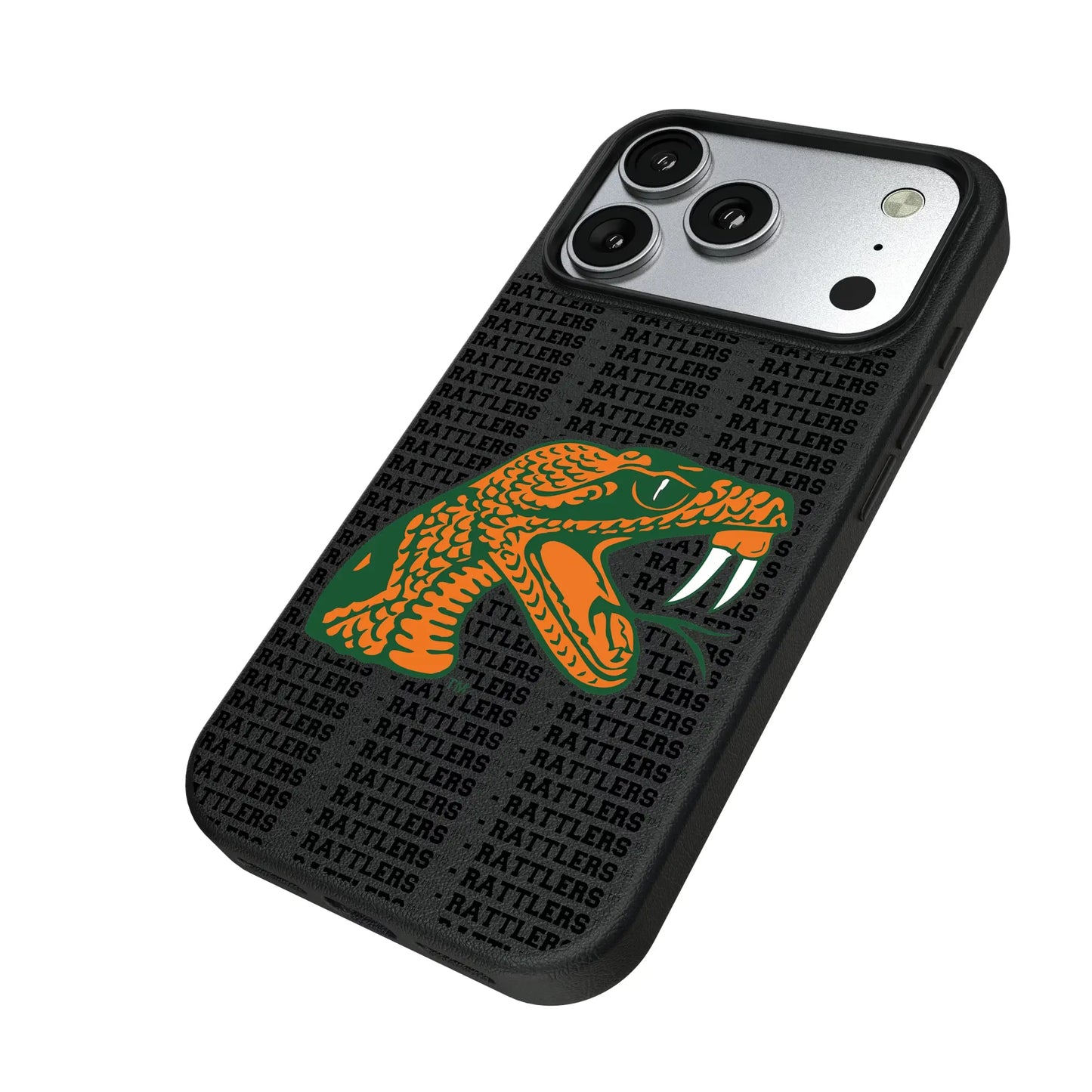 Florida A&M University Rattlers Text Backdrop MagSafe Compatible Phone Case for Apple iPhone