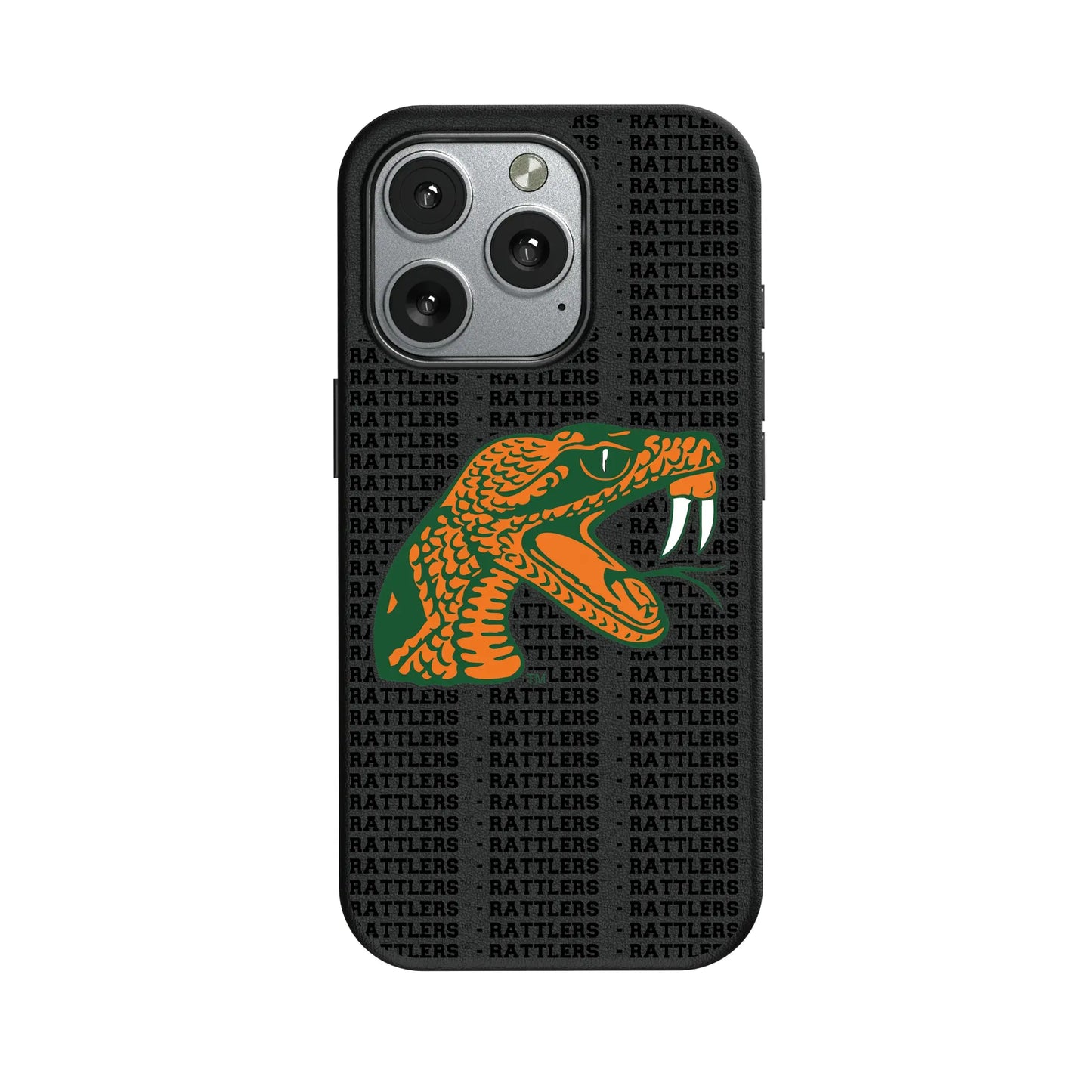 Florida A&M University Rattlers Text Backdrop MagSafe Compatible Phone Case for Apple iPhone